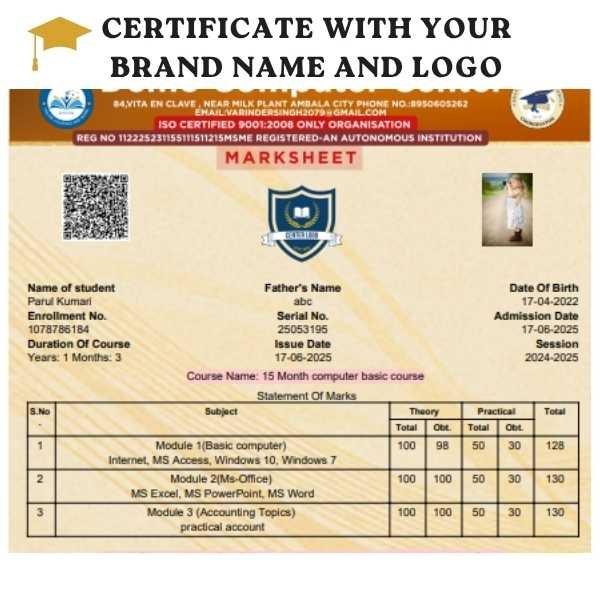 Branded Certification